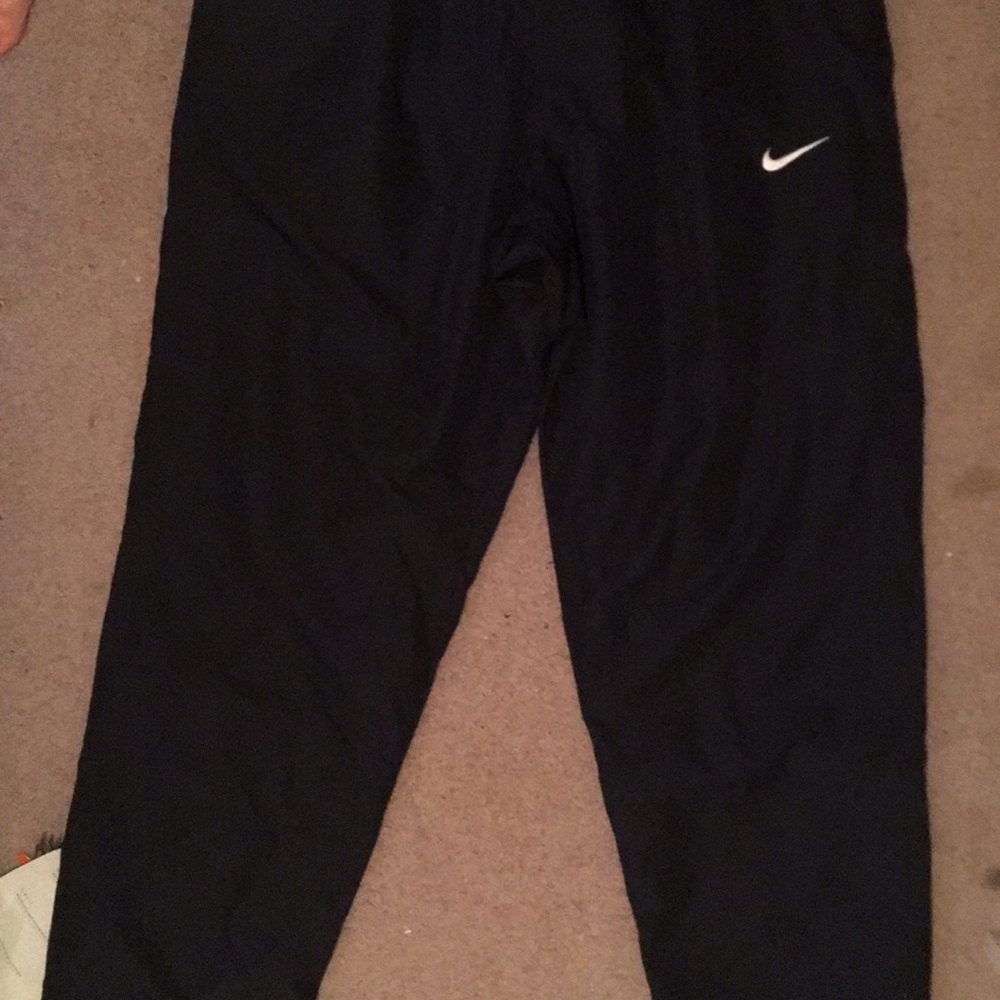 Snow workout pants, black nike XL